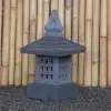 Product image 3 of the product “Japanese style Garden Lantern, made from Andesit Stone. Multipart. 55 cm Height, Roof is 30 cm width. ”